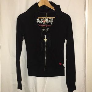 Twisted Heart Women’s Jeweled Sweatshirt